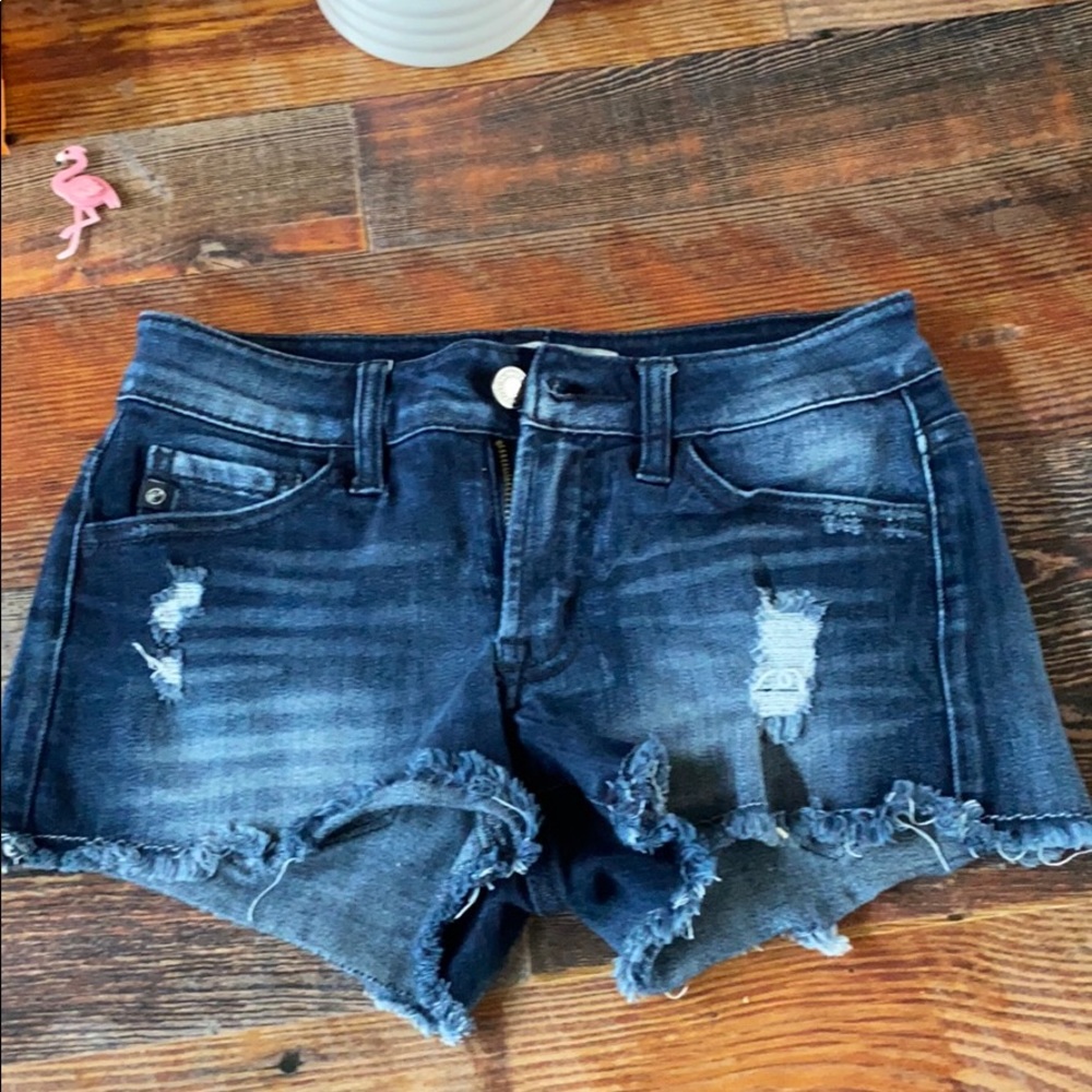 Jean shorts . Worn once